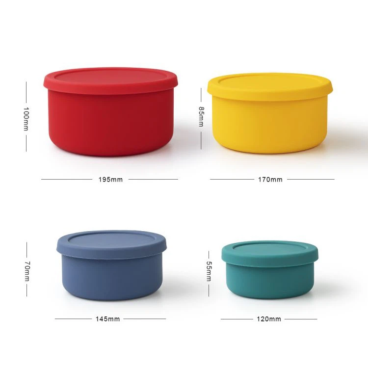 1 silicone round bowl