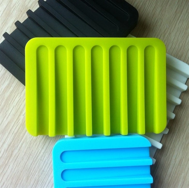 Silicone Waterfall Soap Tray For Bathtub