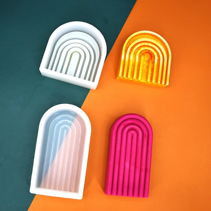 U Shaped Silicone Candle Mold